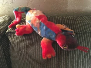 Ty Beanie Buddy Lizzy the tie dye Lizard - Picture 1 of 3