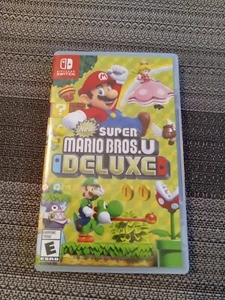 (BOX ONLY) Original Box Case Nintendo Switch Super Mario Bros. U Deluxe Used - Picture 1 of 6
