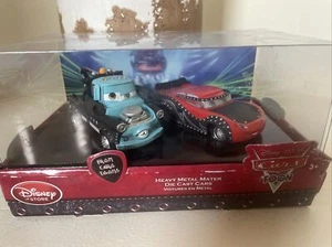 Disney Store Pixar Cars Toons Heavy Metal Mater, McQueen, Diecast, 2-Pack Gift - Picture 1 of 5