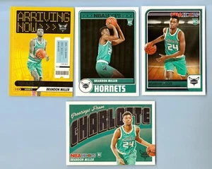 2023-24 NBA Hoops 284 Brandon Miller RC Teal Explosion Tribute Rookie Card - Picture 1 of 1