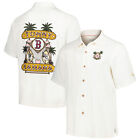 Men's Tommy Bahama White Boston Red Sox Pitcher's Paradiso Button-Up Camp Shirt