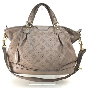 LOUIS VUITTON M93175 MonogramMahina Stella PM Shoulder Bag Hand Bag Leather - Picture 1 of 13