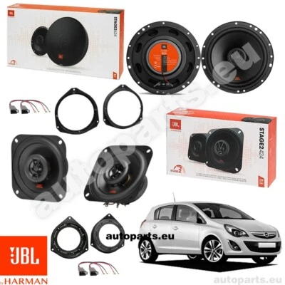 Kit 4 Casse Altoparlanti JBL Anteriori e Posteriori per Opel Corsa D dal 2006 - Image 1 of 4