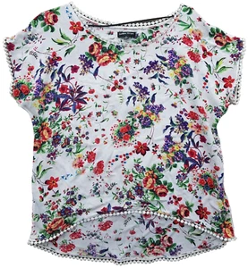 Caroline Morgan Women Casual Summer Top Floral 14 Loose Tops Shirt flowers - Picture 1 of 9