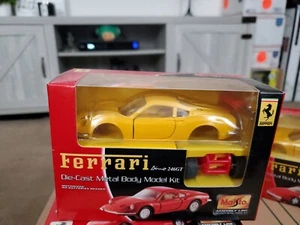 Ferrari Dino 246 GT Die-Cast Metal Body Model Kit 2003 Maisto Neu Motorisiert - Bild 1 von 2