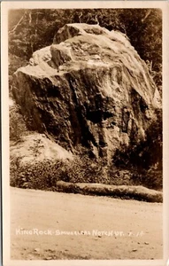 Kino Rock Smugglers Notch Vermont RPPC - Foto 1 di 2