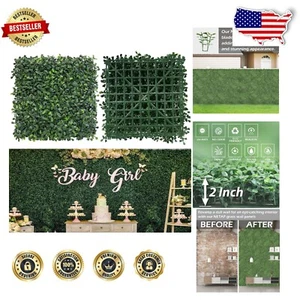 Lush 4-Layer Boxwood Backdrop Panels - 24pcs, Perfect for Stunning Weddings - Picture 1 of 8