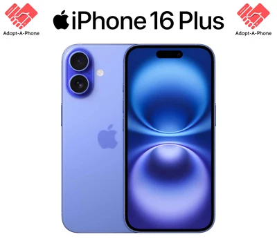 SEALED  Apple iPhone 16 Plus | 128GB Ultramarine Blue | Verizon - Image 1 of 4