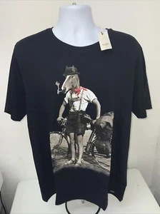 OLYMP Level 5 100% Cotton Round Neck Printed T-Shirt Size XXLarge New With Tags - Picture 1 of 6