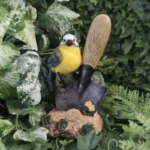 Vivid Arts Blue Tit on Trowel Garden Decoration, BG-TROW-F - Picture 1 of 8