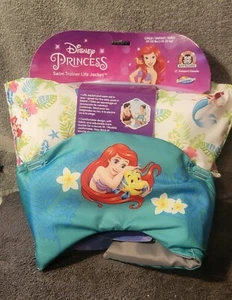 Swimways-Toddler Disney Princess Ariel Swim Trainer Life Jacket 33-55lbs - Picture 1 of 6