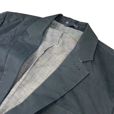 GAP Men’s 100% Cotton 2-Button Chino Blazer Navy Blue • Medium - Image 1 of 4