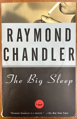The Big Sleep by Raymond Chandler, Vintage Crime/Black Lizard paperback, 1992 - Image 1 of 4