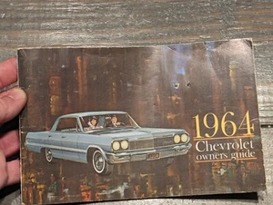 Vtg Original 1964 Chevrolet Owners Manual User Guide Reference Operator Book OEM - Bild 1 von 12
