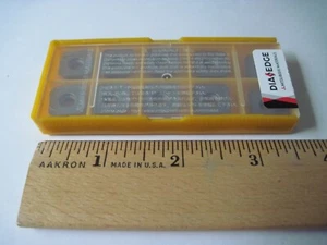 (Qty 10) Mitsubishi SEMT13T3AGSN-JM NX4545 Cermet Inserts, Uncoated - Picture 1 of 3