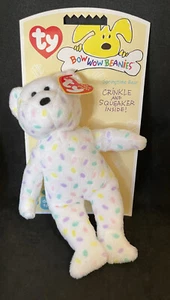 TY Bow Wow Beanies Springtime Bear (RARE) - Picture 1 of 2