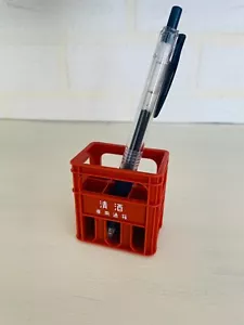 Pen Holder Miniature Sake bottle cases type Pen Holder Pen Cup ornament for Desk - Picture 1 of 7