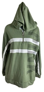 Victoria's Secret Sudadera Rosa Talla S 1/4 Cremallera Pulóver Verde Sudaderas Prenda para el torso Pequeña - Imagen 1 de 8