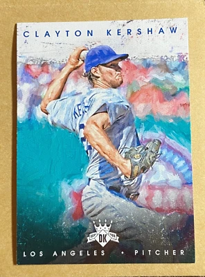 2016 Panini Diamond Kings #62 Clayton Kershaw Los Angeles Dodgers - Image 1 of 2