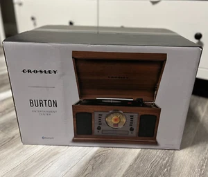 Crosley Burton Entertainment Center - 8-IN-1 RECORD PLAYER - Foto 1 di 11