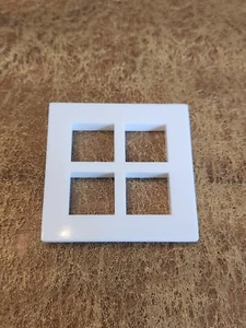Dorfpuppenhaus Fenster klein 5,5 cm x 5,5 cm Puppenstube 1:12 Modellbau Neu - Bild 1 von 2