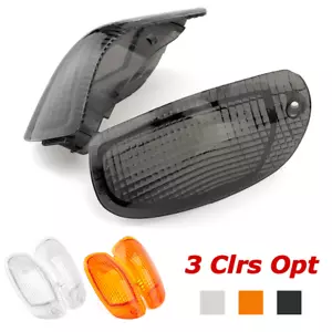 Front Turn Signal Light Indicator Lens Cover For KAWASAKI ZZR1100D ZZR1200 ZX-11 - Picture 1 of 22