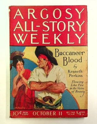 Argosy Part 3: Argosy All-Story Weekly Oct 11 1924 Vol. 163 #5 VG+ 4.5 - Image 1 of 3