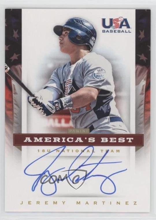 2012 Panini USA Baseball National Team America's Best /100 Jeremy Martinez Auto - Image 1 of 2