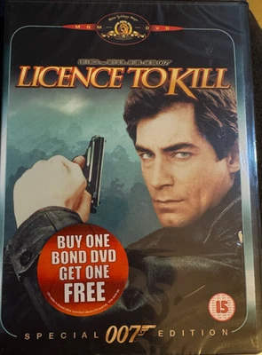 LICENCE TO KILL - DVD FILM  NEW & SEALED WITH FREE UK POSTAGE - Image 1 of 2