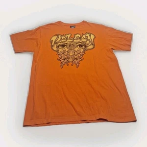 Volcom Y2K Camiseta Hombre Talla Grande Naranja Abstracto Hombre Azteca - Imagen 1 de 23
