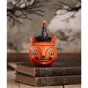 Contenedor Bethany Lowe Halloween Ojos Verdes Cobre Gato JP4031 por Johanna Parker - Imagen 1 de 3