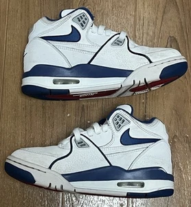 Nike Air Flight 89 Sample  Blue Pippen Barkley Youth Sz 3.5y Basketball - Picture 1 of 7