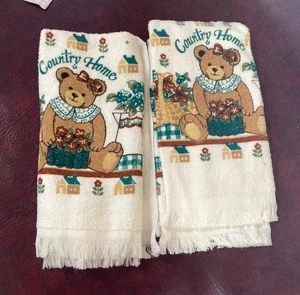 Vintage Cannon Kitchen Dish Hand Towels Set of 2 Made in USA These are vintage - Picture 1 of 4