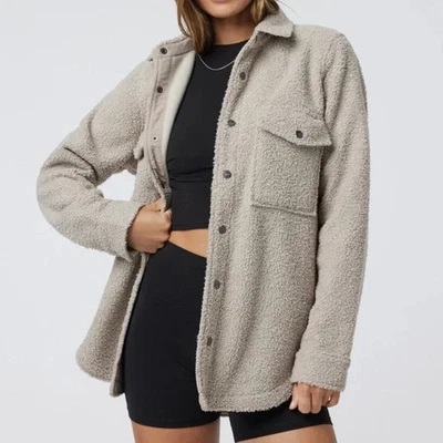 VUORI Mujer Chaqueta Sycamore Camisa Cazadora Tostado Sal Oscuro Talla XS Foto 1 de 4