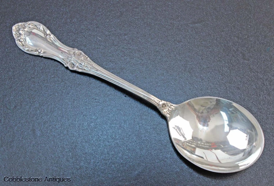 International Silver Sterling Wild Rose Cream Soup Spoons - Image 1 of 1
