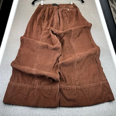 North face вельветовые мешковатые широкие ноги женщин (XS/22) эластичной талии подпоясанный брюки - Изображение 1 из 4