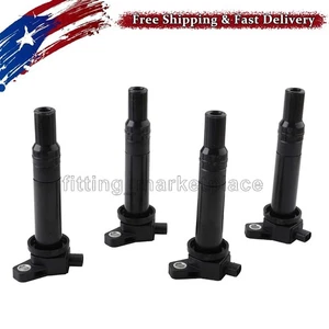 4Pcs Ignition Coil for 2006-2011 Hyundai Accent Kia Rio Rio5 UF499 27301-26640 - Picture 1 of 12