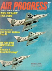 AIR PROGRESS SEP 1968 GRUMMAN F3F BARREL FIGHTER USN VF KOREAN WAR MIG IL YAK - Picture 1 of 3