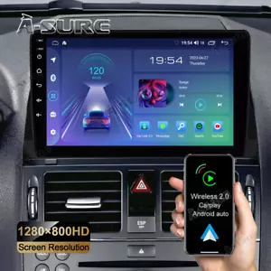 Apple Carplay Android Car Radio Stereo for Mercedes-Benz C-Class W204 2007-2010 - Picture 1 of 11