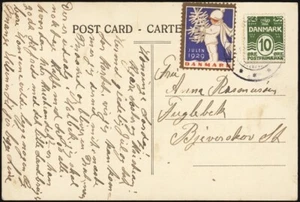 DENMARK, 1929. Post Card   Xmas Seal 26, Bjeverskov - Picture 1 of 1