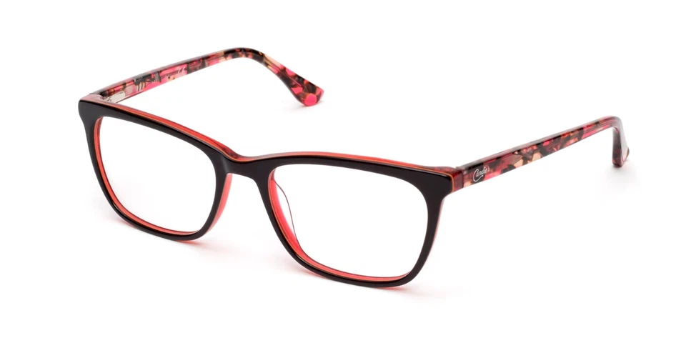 Candie's CA0158 005 Black/Red Plastic Optical Eyeglasses Frame 52-17-140  CA RX - Image 1 of 1