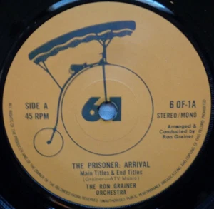 Ron Grainer Orchestra The Prisoner: Arrival, September Ballad, Rag March 45, NM - Picture 1 of 3
