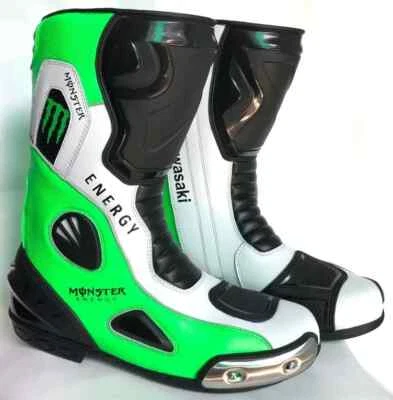 2025 Motorcycle Racing Leather Boots MOTOGP Motorbike Mens Leather Riding Boots - Изображение 1 из 2