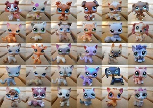 LPS Littlest petshop pet shop chien chat européen teckel colley cat dog rare - Imagen 1 de 90