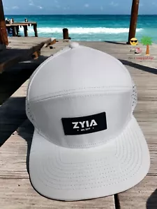 New! ZYIA Est 2017 Active Hat White Breathable Snapback Great LOOK!! - Picture 1 of 7