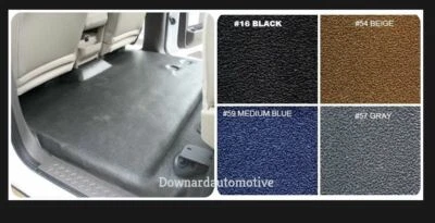 Suelo de vinilo moldeado negro para GMC Sierra 2500 HD 2001-2006 cabina extendida 3 y 4 puertas Foto 1 de 3