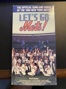 Let's Go METS! Offizielles Song- und Musikvideo VHS 1986 New York METS - Bild 1 von 3