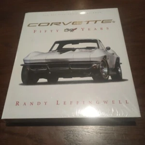 CORVETTE FIFTY YEARS, LEFFINGWELL, NEW 2002 BOOK. 384 PAGES New and Sealed  - Picture 1 of 9