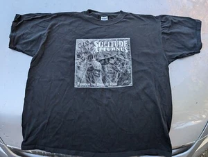 SOLITUDE AETURNUS vintage through the darkest hour shirt AUTOGRAPHED PEREZ LOWE - Picture 1 of 11