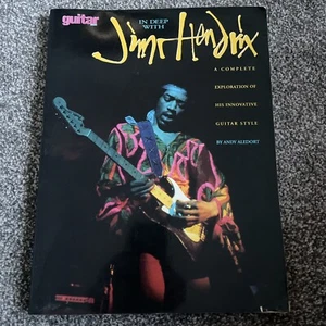Jimi Hendrix Guitar Music Book School In Deep With Andy Eledort 1995 C24 - Imagen 1 de 13